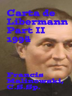 cover image of Carta de Libermann Part II 1994